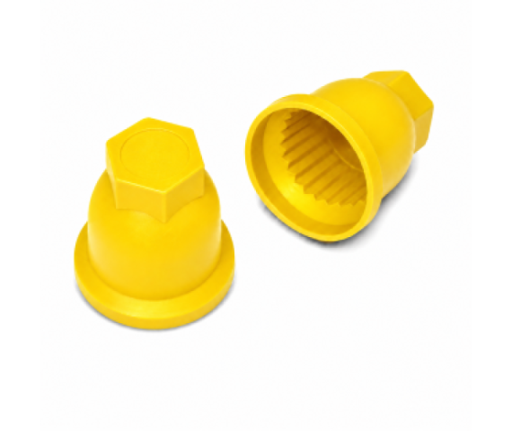 Купити Ковпачок на гайку колеса, жовтий, 32 mm Пластик Україна (1105850051)