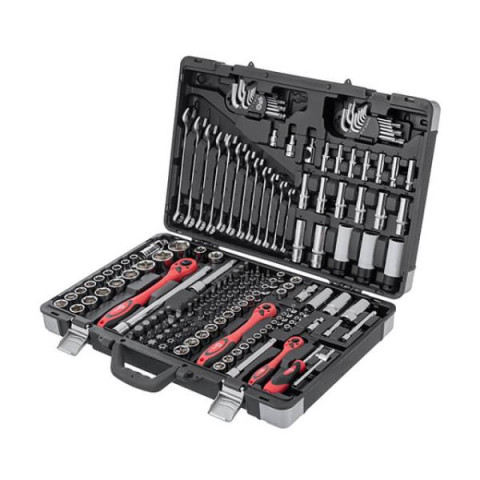 Купити Набір інструментів професійний  1/4 "& 3/8" & 1/2 "176 од, Cr-V