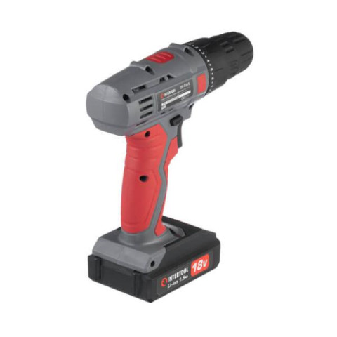 Купить Дриль-шурупокрут акумуляторний 18 В, 17 Nm, 0-700 об/хв, 0.8-10 мм, літій-іон, 1.5 А