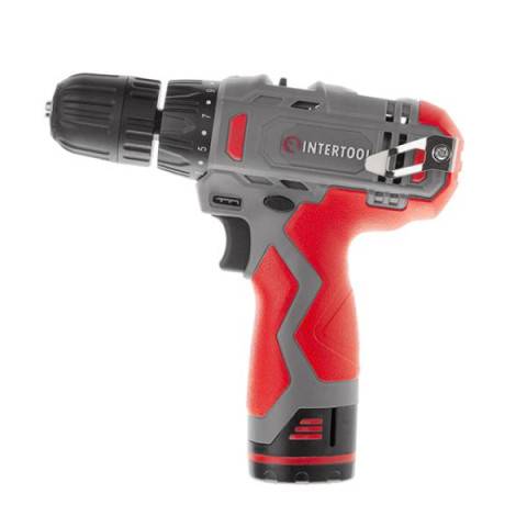 Купить Дриль-шурупокрут акумуляторний 12 В, 30 Nm, 0-350/0-1300 об/хв., 0.8-10 мм, 1.5 Аг