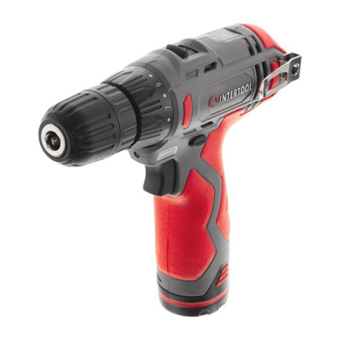 Купить Дриль-шурупокрут акумуляторний 12 В, 30 Nm, 0-350/0-1300 об/хв., 0.8-10 мм, 1.5 Аг