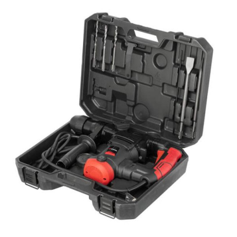 Купити Перфоратор 1250Вт, 3 режими, 0-800 об / хв, 0-3900 уд / хв, 4 Дж, регулювання обертів