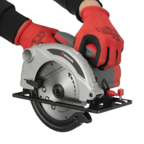 Купить Пила дискова 1300 Вт, 5000 об/хв, кут нахилу 90-45 °, глибина розпилу 57/41 мм, диск 185*20 мм