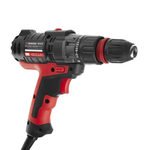 Купити Дриль-шурупокрут електричний 420 Вт, 0-500/0-1800 об/хв, 0.8-10 мм, макс. 20 Nм, знімний патрон