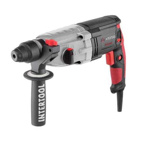 Купить Перфоратор 1000 Вт, 3.2 Дж, 0-1300 об/хв, 0-5100 уд/хв, 3 режими, металевий корпус редуктора