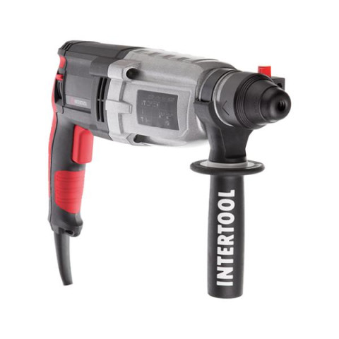 Купить Перфоратор 1000 Вт, 3.2 Дж, 0-1300 об/хв, 0-5100 уд/хв, 3 режими, металевий корпус редуктора