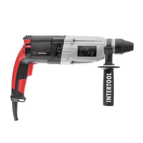 Купить Перфоратор 1000 Вт, 3.2 Дж, 0-1300 об/хв, 0-5100 уд/хв, 3 режими, металевий корпус редуктора