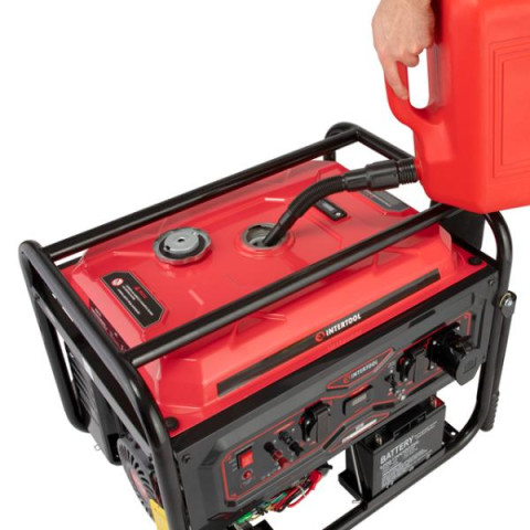 Купити Генератор бензиновий 5/5.5 кВт, 220 В, 25 л, електро+ручний старт, мідна обмотка, STORM