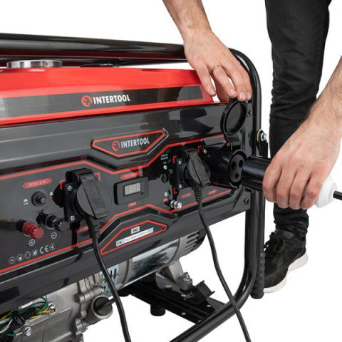 Купити Генератор бензиновий 5/5.5 кВт, 220 В, 25 л, електро+ручний старт, мідна обмотка, STORM