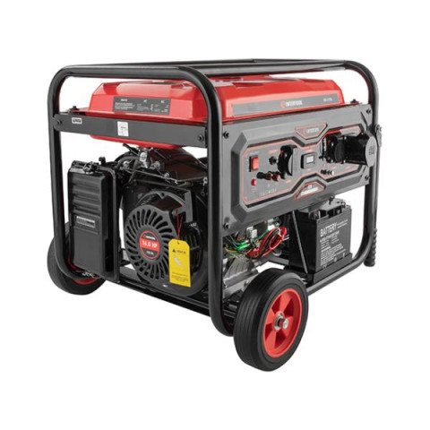 Купити Генератор бензиновий 7/7.5 кВт, 220 В, 25 л, електро+ручний старт, мідна обмотка, STORM