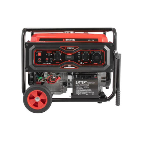 Купити Генератор бензиновий 7/7.5 кВт, 220 В, 25 л, електро+ручний старт, мідна обмотка, STORM