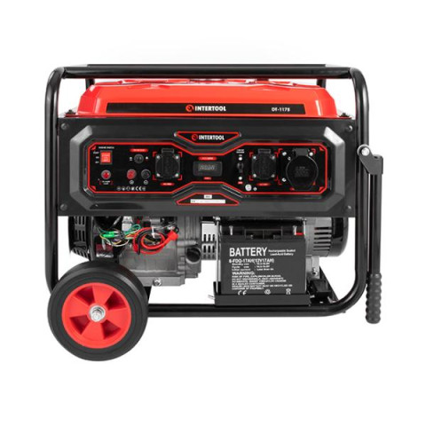 Купити Генератор бензиновий 7/7.5 кВт, 220 В, 25 л, електро+ручний старт, мідна обмотка, STORM