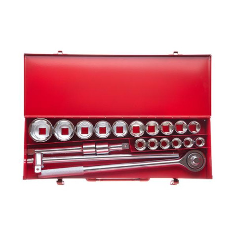 Купити Набір інструментів 3/4 ", 20од (гол.19-50мм) металевий кейс
