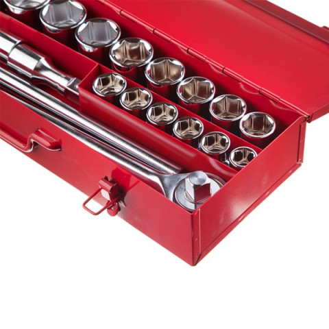 Купити Набір інструментів 3/4 ", 20од (гол.19-50мм) металевий кейс