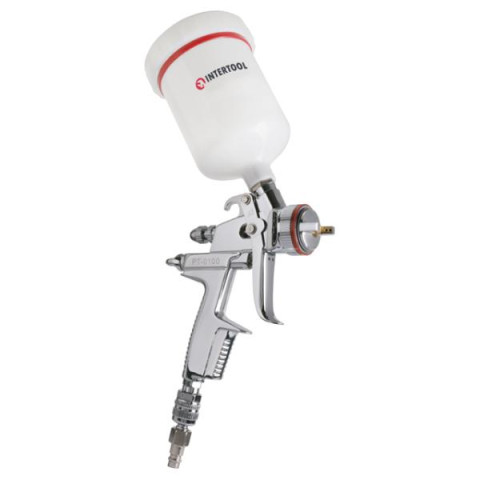 Купити Краскопульт пневматичний HVLP II професійний, форсунка 1.4мм, верхній пластиковий бачок 600 мл., 2ба