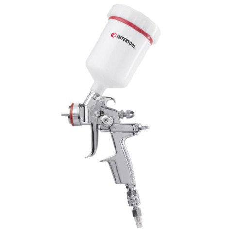 Купити Краскопульт пневматичний HVLP II професійний, форсунка 1.4мм, верхній пластиковий бачок 600 мл., 2ба