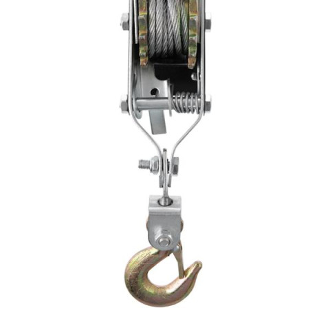 Купити Лебідка важільна тягове зусилля 2т, трос 1.50м * 4.5мм, робоча довжина троса 0,75