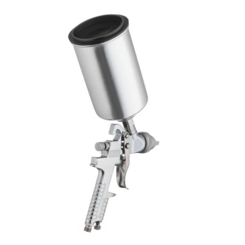Купити Фарбопульт пневматичний HVLP, форсунка 1.3мм, верхній металевий бачок 1000мл, 3бар.
