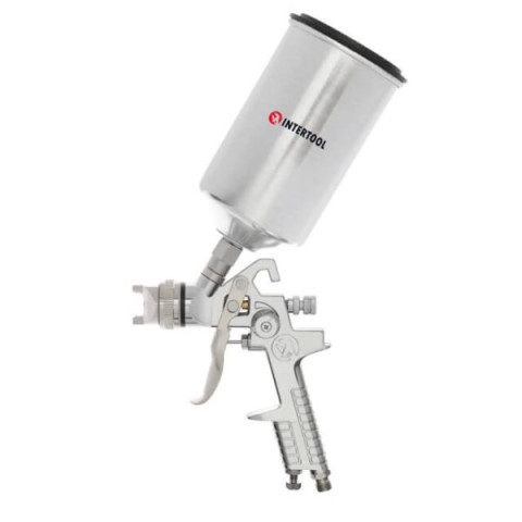Купити Фарбопульт пневматичний HVLP, форсунка 1.3мм, верхній металевий бачок 1000мл, 3бар.