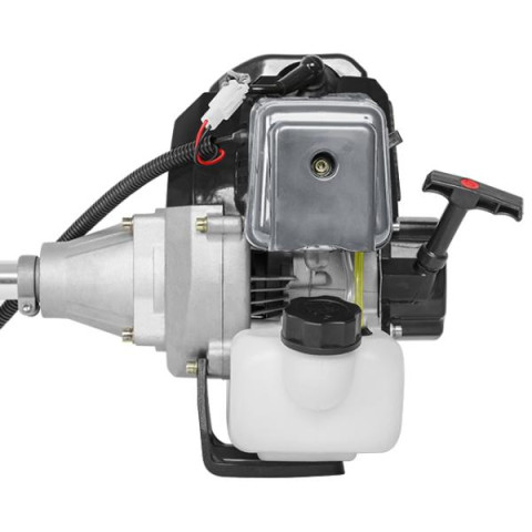 Купити Мотокоса 1,85 кВт, 52 см³, котушка, 3-лопатевий ніж, плечовий ремінь (комплект із двох частин: вал +