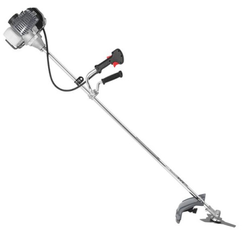 Купити Мотокоса 1,85 кВт, 52 см³, котушка, 3-лопатевий ніж, плечовий ремінь (комплект із двох частин: вал +