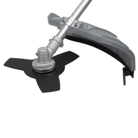 Купити Мотокоса 1,85 кВт, 52 см³, котушка, 3-лопатевий ніж, плечовий ремінь (комплект із двох частин: вал +