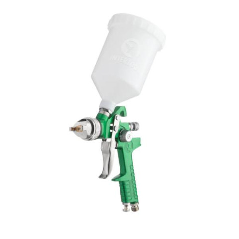 Купити Фарбопульт пневматичний HVLP, форсунка 1.3мм, верхній пластиковий бачок 600 мл., 3бар