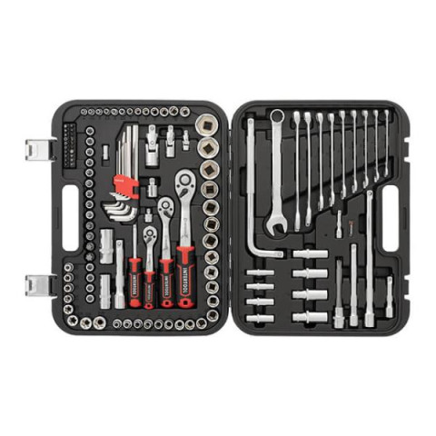 Купити Набір інструментів 1/2 "& 3/8" & 1/4 ", 126ед., Cr-V STORM