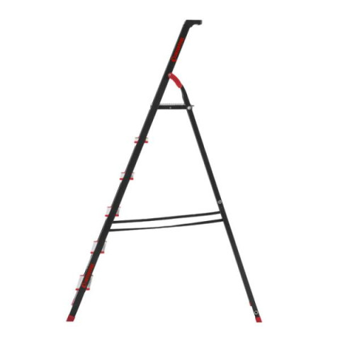 Купить Драбина 6 сходинок, лоток для інвентарю, сталевий профіль, висота верхньої сходинки 1280мм, 481х1138