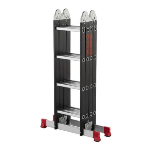 Купити Драбина багатофункціональна трансформер 4х4 сходинки, сталевий профіль, 4450мм, 150 кг