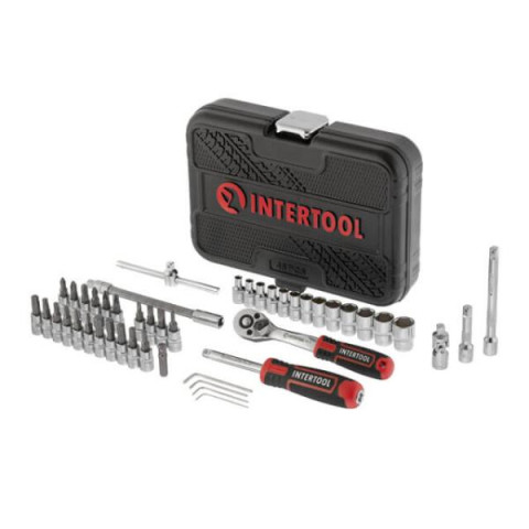 Купити Набір інструментів 1/4 ", 46 од., Cr-V STORM