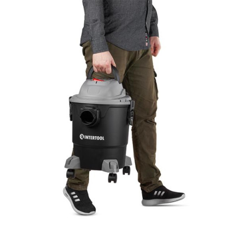 Купити Пилосос будівельний 1.2 кВт, бак 20 л., пластик, >17кПа