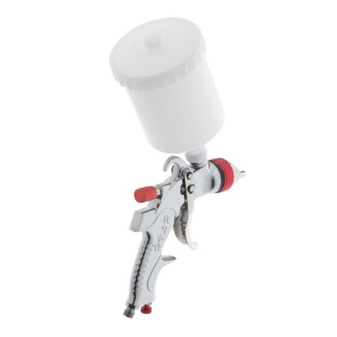 Купити Краскопульт пневматичний HVLP з трьома наборами форсунок - 1,3мм, 1,4мм, 1,7мм, пластиковий бачок, 3