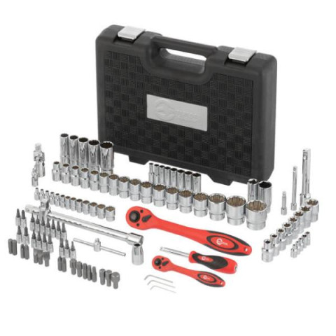 Купить Професійний набір інструментів з 12 граннимі головками 1/2 "& 1/4", 108ед., ET-6109, Cr-V