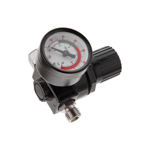 Купити Фарбопульт пневматичний LVLP, форсунка - 1.3 мм, з редуктором, пластиковий бачок - 600 мл, 2 бар