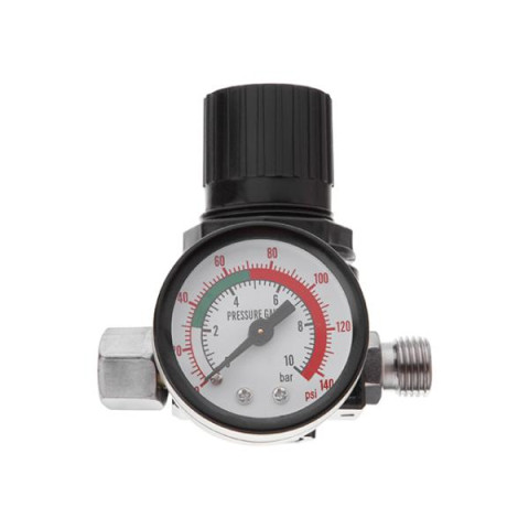 Купити Фарбопульт пневматичний LVLP, форсунка - 1.3 мм, з редуктором, пластиковий бачок - 600 мл, 2 бар