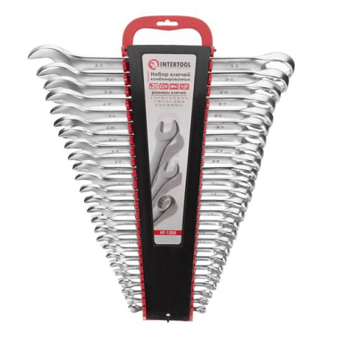 Купити Набір ключів комбінованих 25шт., 6-32мм, Cr-V