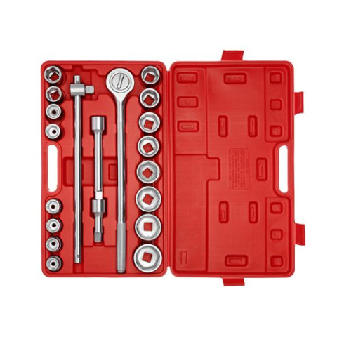 Купити Набір головок і комплектуючих 21од., 3/4", гол. 6гр., 19-50мм