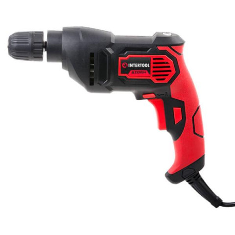 Купити Дриль електричний 500 Вт, 0-2400 об/хв, 0.8-10 мм, швидкозатискний патрон, реверс