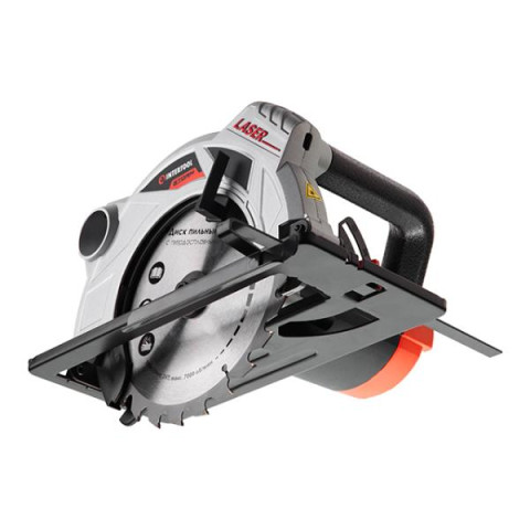 Купить Пила дискова 1500Вт, 5800об / хв, кут 90-45, глибина розпилу 65-43мм, диск 190мм * 20мм, 24 зуба, ла