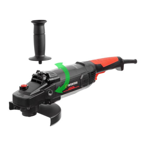 Купити Шліфмашина кутова 1800 Вт, діаметр круга 180 мм, 8000 об/хв, плавний пуск