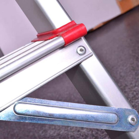 Купити Драбина з алюмінію, 8 сходинок, висота до платформи 1720мм