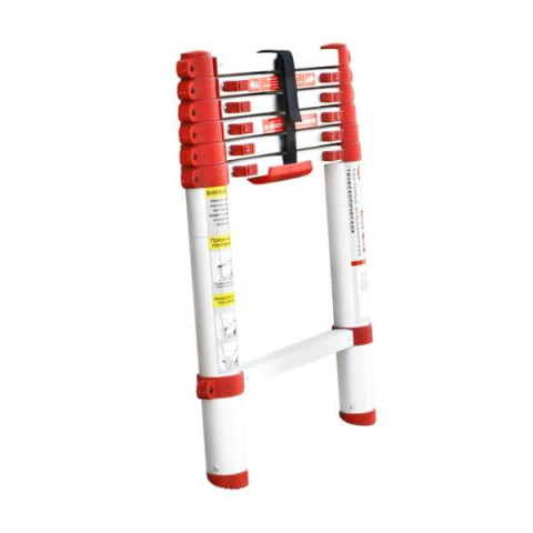 Купить Драбина з алюмінію, телескопічна 6 сход., 2,00м