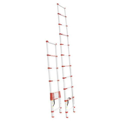 Купити Драбина з алюмінію, телескопічна 10 сход., 3,20м