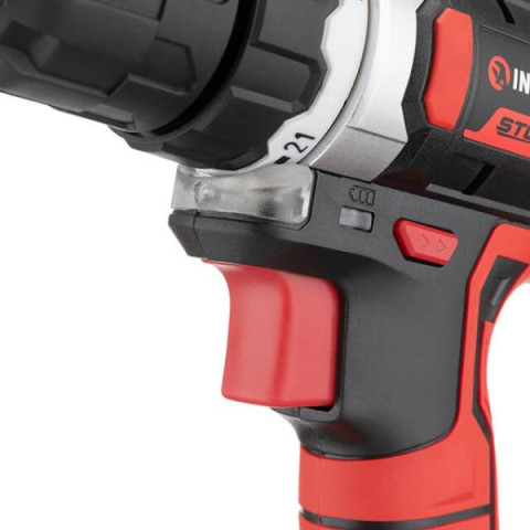 Купить Дриль-шурупокрут акумуляторний Li-Ion 18 В, 25 Nm, 0-400/0-1500 об/хв, 2x2.0 Аг