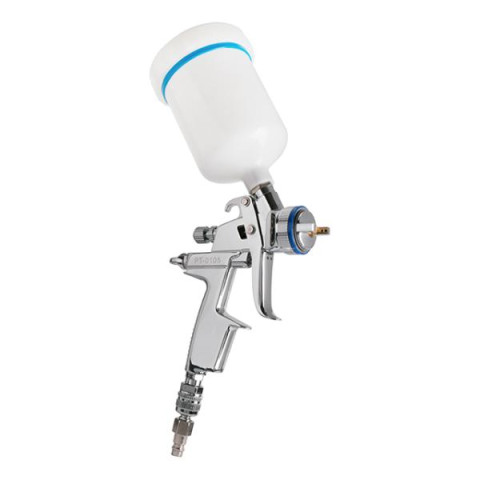 Купить Фарбопульт пневматичний HVLP II професійний, форсунка 1.3мм, верхній пластиковий бачок 600 мл., 2бар