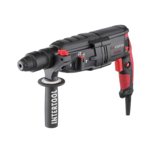 Купити Перфоратор 1000 Вт, 3.2 Дж, 0-1300 об/хв, 0-5100 уд/хв, 3 режими, знімний швидкозатискний патрон