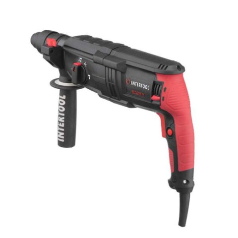 Купити Перфоратор 1000 Вт, 3.2 Дж, 0-1300 об/хв, 0-5100 уд/хв, 3 режими, знімний швидкозатискний патрон