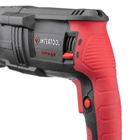 Купити Перфоратор 1000 Вт, 3.2 Дж, 0-1300 об/хв, 0-5100 уд/хв, 3 режими, знімний швидкозатискний патрон