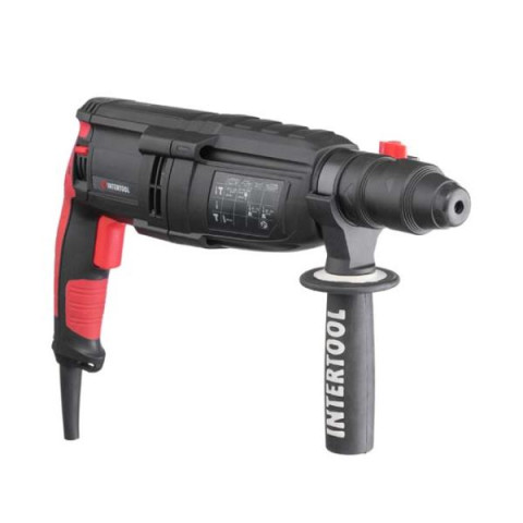 Купити Перфоратор 1000 Вт, 3.2 Дж, 0-1300 об/хв, 0-5100 уд/хв, 3 режими, знімний швидкозатискний патрон